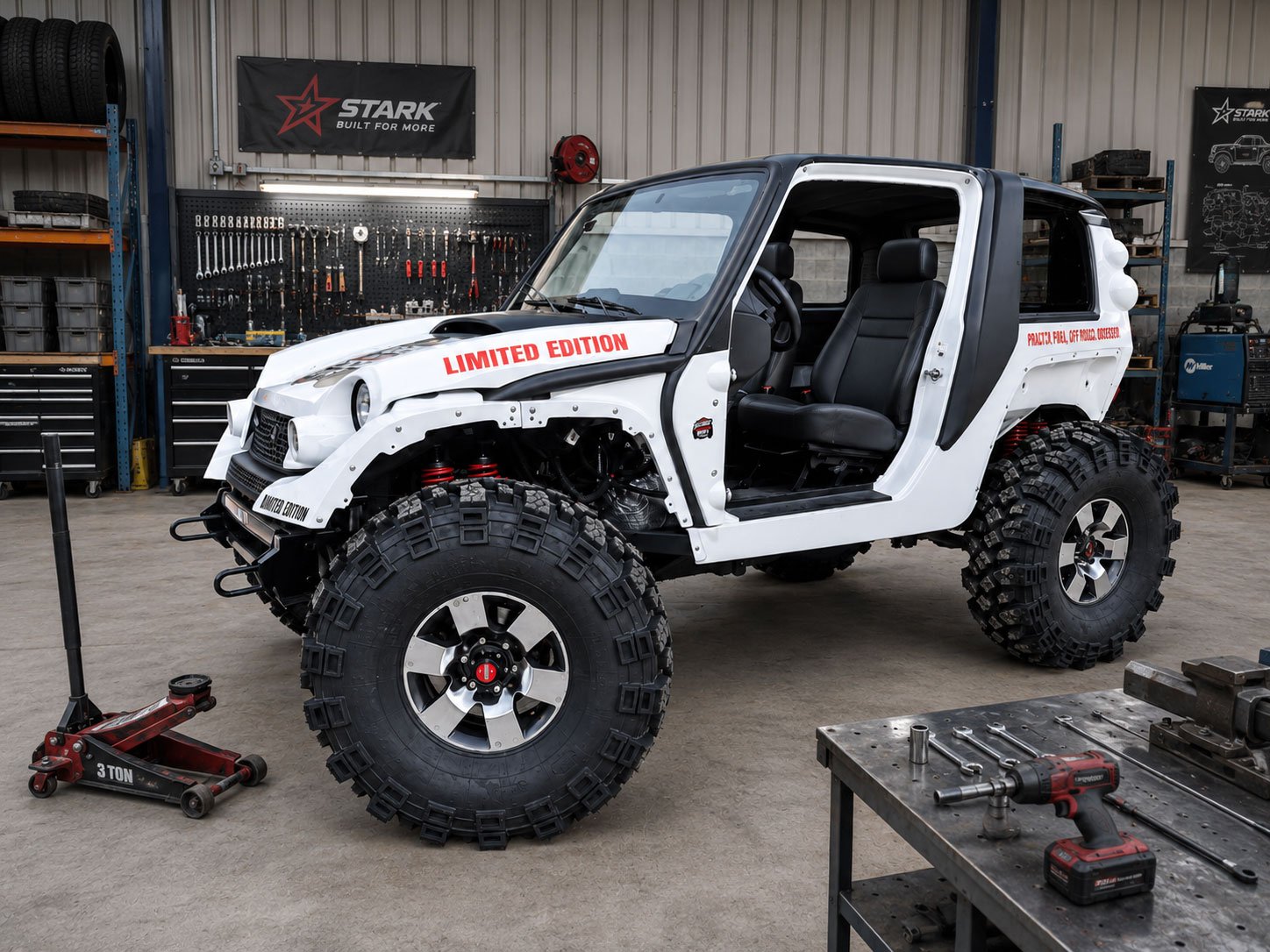 Engenharia do Stark Genius Radical 4x4